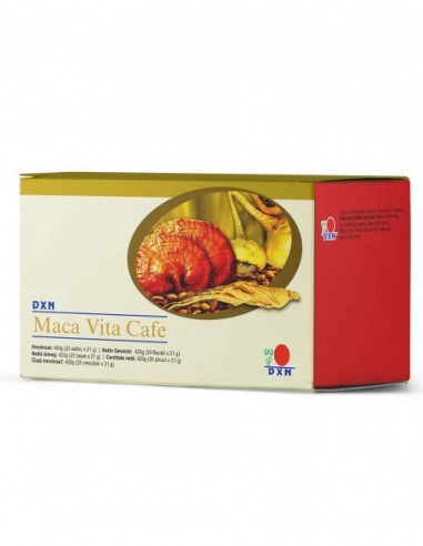 DXN Maca Vita Café – Instantkoffie met Maca en Ganoderma – 20 Zakjes