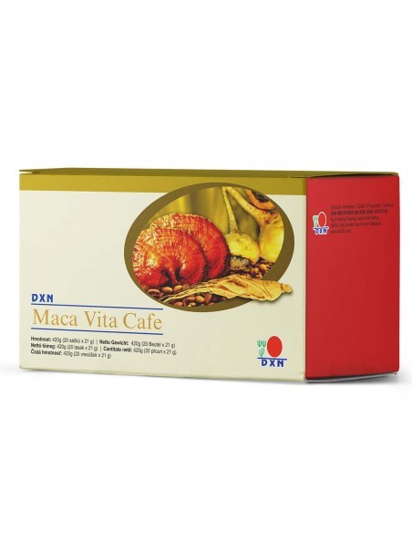 DXN Maca Vita Café – Instantkoffie met Maca en Ganoderma – 20 Zakjes