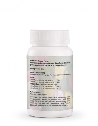 Reishi Mushroom Powder 22g