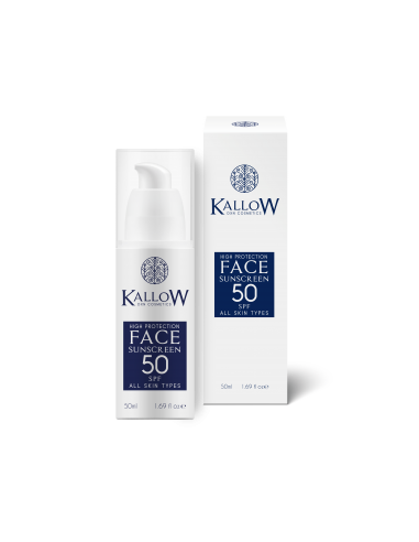 Gezicht zonnebrandcrème